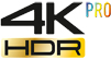 4K Pro HDR LED-TV, mit Cinema Display und Local Dimming Pro.