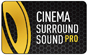 Cinema Surround Sound Pro. Satte Bässe, kristallklare Dialoge, präzises Klangbild.