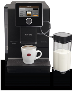 Nivona Kaffeevollautomat CafeRomantica NICR 960. Design Mattschwarz / Chrom.